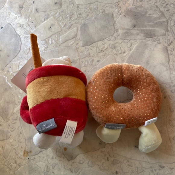 NWT HALLMARK Better Together DONUT and LATTE Magnetic Plush Friends - Picture 5 of 6